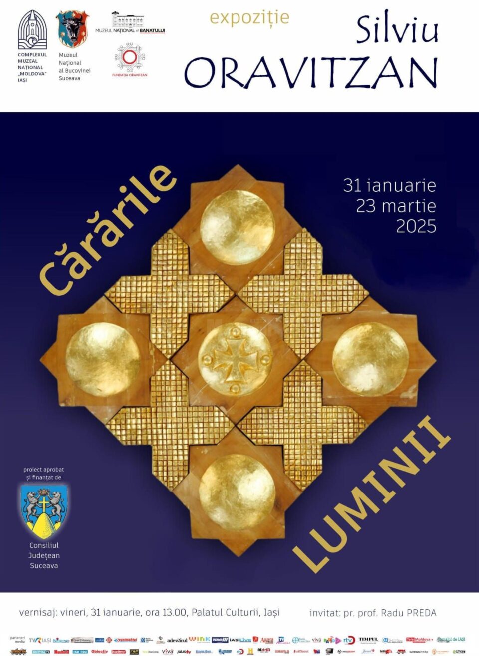 Expoziția „Cărările Luminii”, a maestrului Silviu Oravitzan, va fi vernisată la Palatul Culturii din Iași Expoziția „Cărările Luminii”, a maestrului Silviu Oravitzan, va fi vernisată la Palatul Culturii din Iași