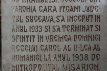 Pisania Bisericii Sf. Arhangheli din Ițcani