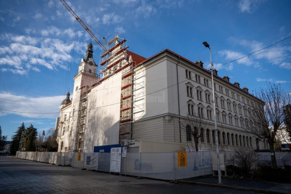 Șoldan anunță că restaurarea Palatului Administrativ din Suceava va fi terminată în această toamnă