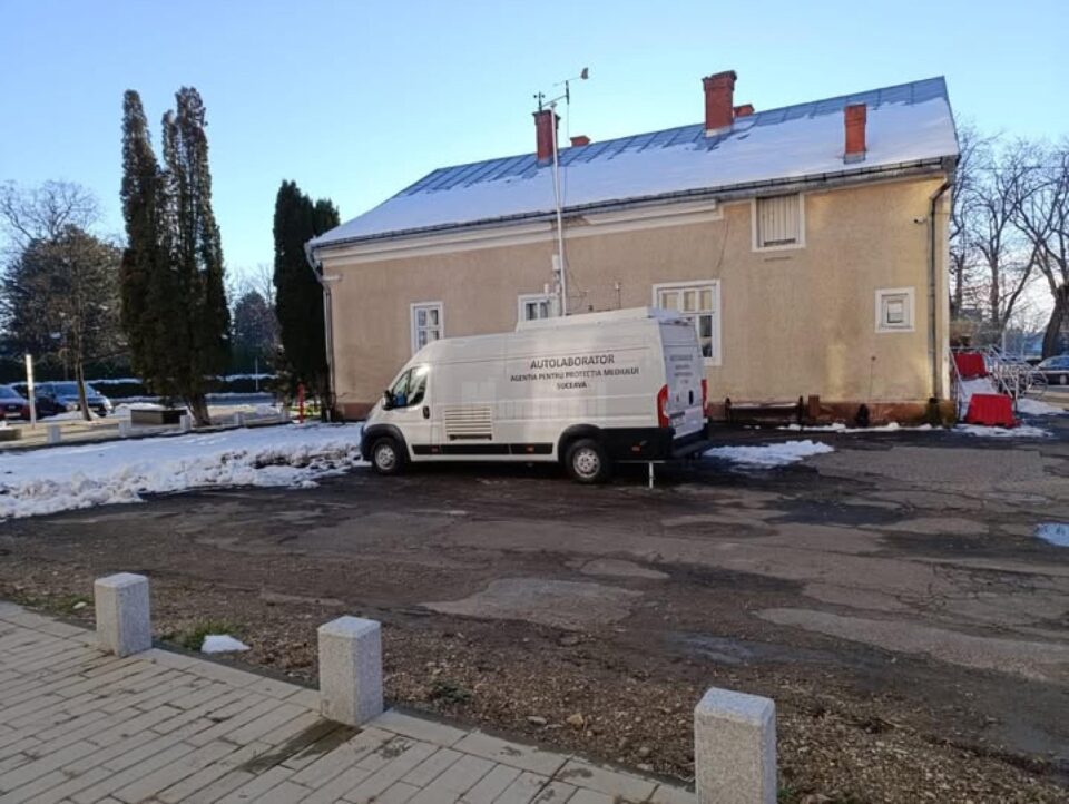 Autolaboratorul in campania de masurare la Radauti