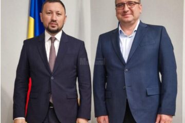 Ministrul Mediului, Mircea Fechet, cu Ciprian Muscă, președintele ASFOR