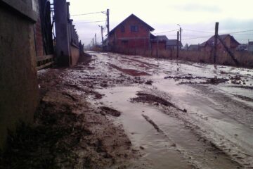 strada de pamant din municipiul Suceava
