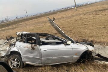 Accident violent, din fericire fără victime
