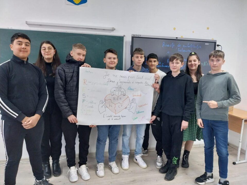 Săptămâna Nonviolenței în mediul școlar și Campania R.E.S.P.E.C.T., la Școala Gimnazială Baia
