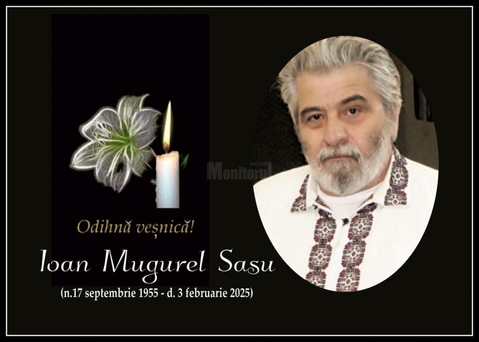 Prozatorul Ioan Mugurel Sasu a trecut în veșnicie
