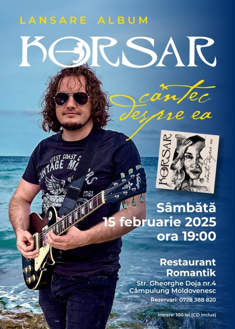 Tânărul Narcis Tran-Korsar lansează noul album „Korsar - Cântec despre ea”, la Câmpulung Moldovenesc Tânărul Narcis Tran-Korsar lansează noul album „Korsar - Cântec despre ea”, la Câmpulung Moldovenesc