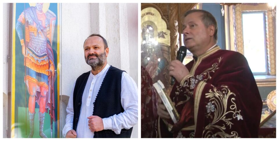 Pr. Cătălin Axinte și pr. Emanuel Valică