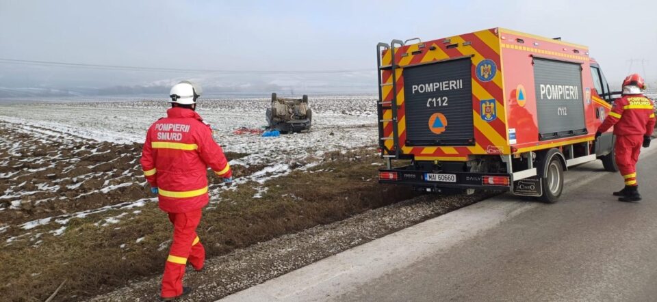 Accident cu trei răniți, printre care și un minor