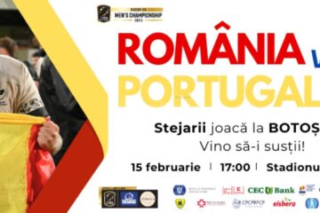 Rugby România – Portugalia, la Botoșani