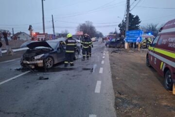 Trei persoane, rănite într-un accident produs la Cornu Luncii