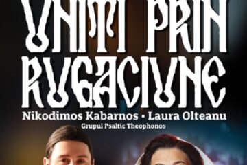 Laura Olteanu, părintele Nikodimos Kabarnos și Corul psaltic Theophonos, „Uniți prin rugăciune”, la Casa de Cultură a Sindicatelor Suceava