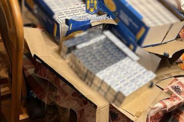 Țigări și alcool de contrabandă, ridicate după 12 percheziții, inclusiv în Bazarul Suceava