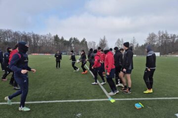 Echipa națională de rugby a Portugaliei s-a antrenat pe terenul de la LPS