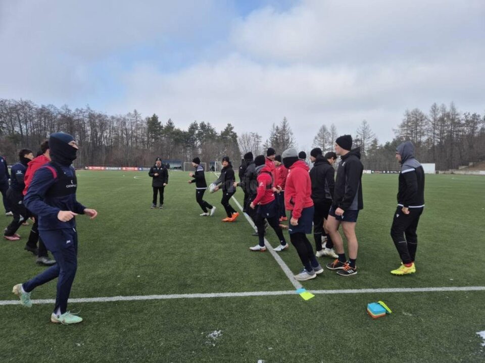 Echipa națională de rugby a Portugaliei s-a antrenat pe terenul de la LPS