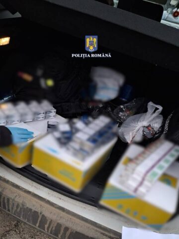 Țigări și alcool de contrabandă, ridicate după 12 percheziții, inclusiv în Bazarul Suceava
