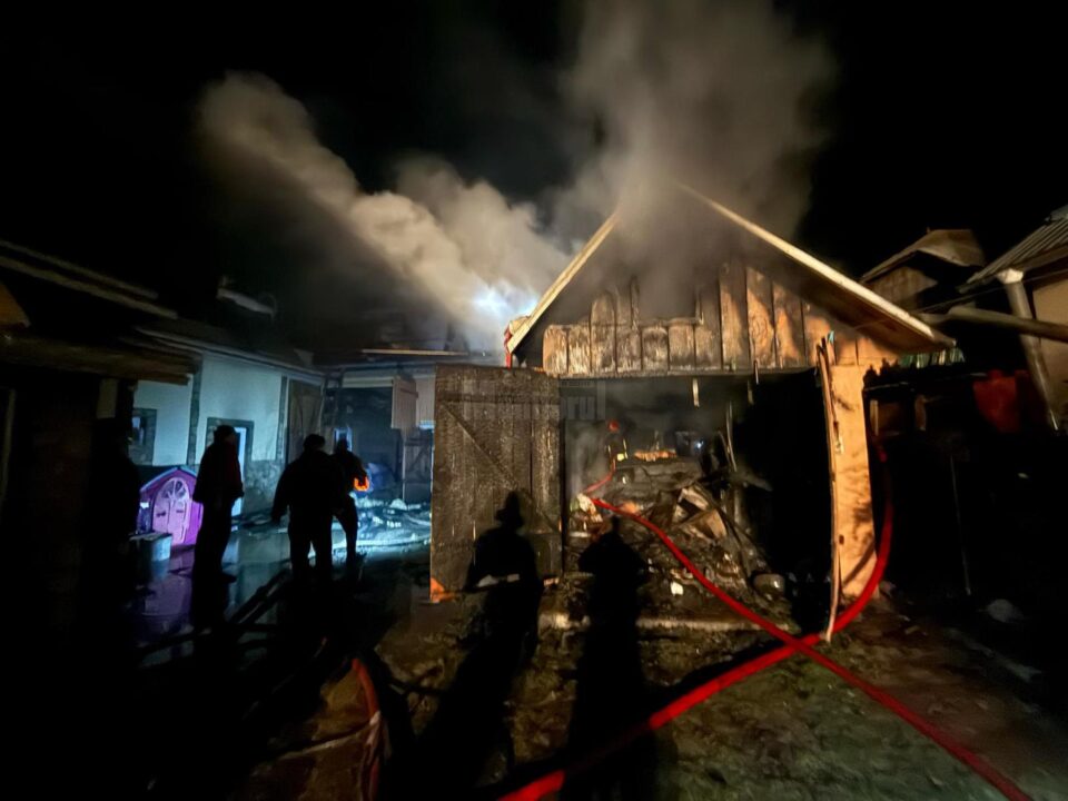 Incendiu în noapte, la Soloneț