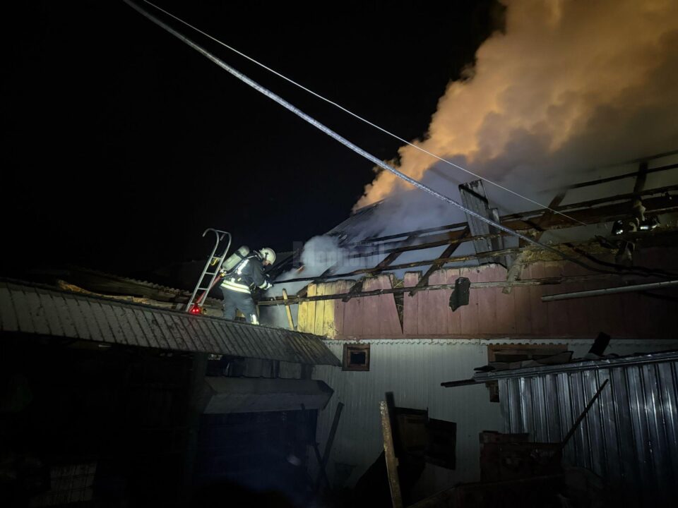 Incendiu în noapte, la Soloneț