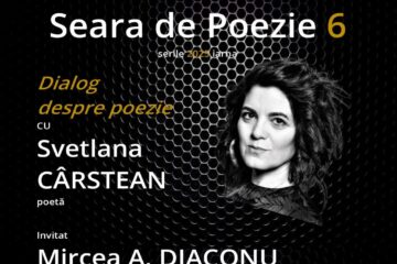 Dialog despre poezie cu poeta Svetlana Cârstean