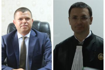 Judecătorii Cristinel Grosu (stânga) și Maricel Nechita