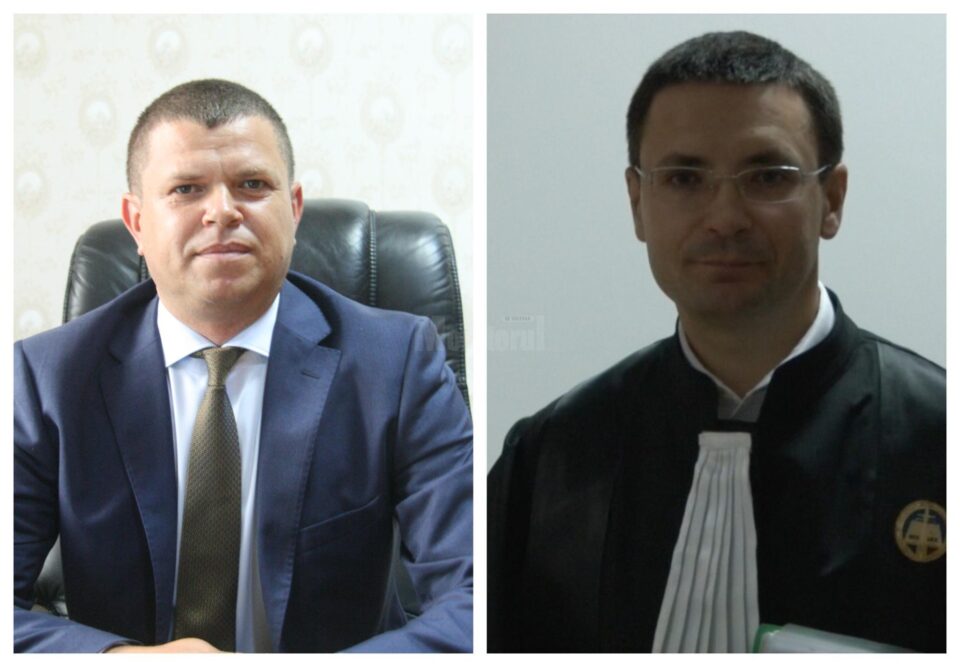 Judecătorii Cristinel Grosu (stânga) și Maricel Nechita