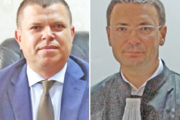 Judecătorii Cristinel Grosu (stânga) și Maricel Nechita