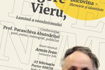 „Poetul Grigore Vieru - o lumină a românismului”, conferință la Biblioteca Municipală Câmpulung Moldovenesc