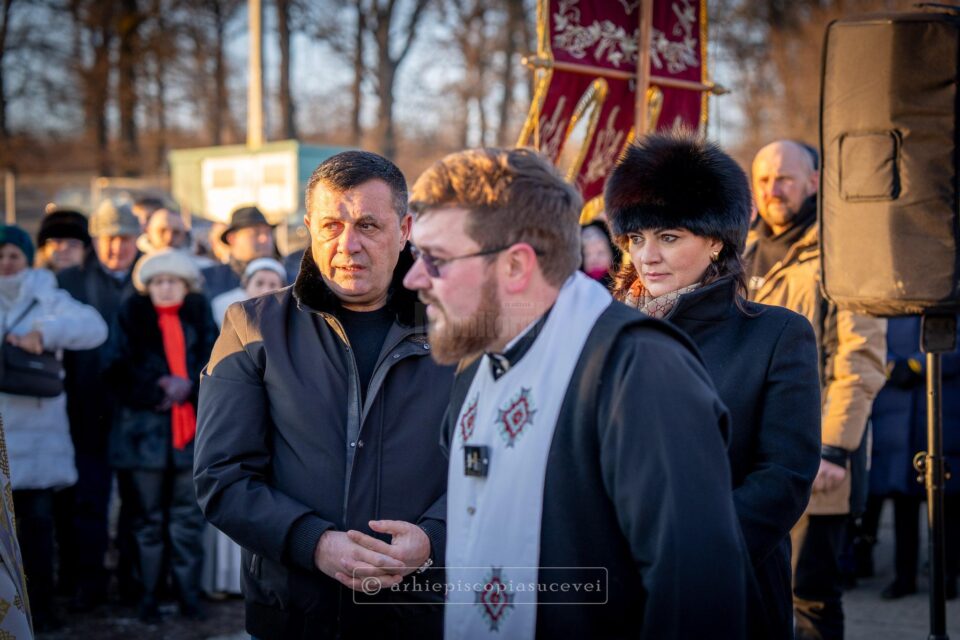 Sfințirea locului și punerea pietrei de temelie pentru un nou lăcaș de cult închinat părinților Maicii Domnului