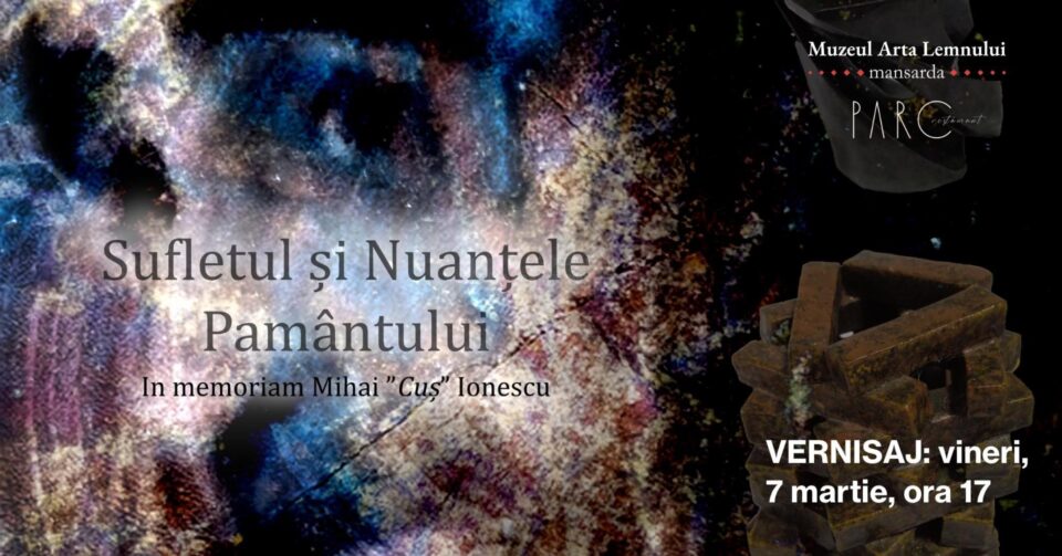 Posterul expoziției este realizat de Alexandru Ionescu