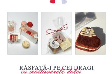 Mărțișoare dulci – macarons, ciocolară de casă, mini-eclere – la cofetăria Royal Sweets Suceava