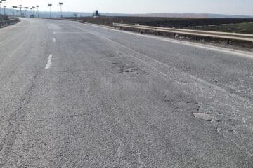Degradare accentuată a șoselei de centură, sectorul spre Pătrăuți