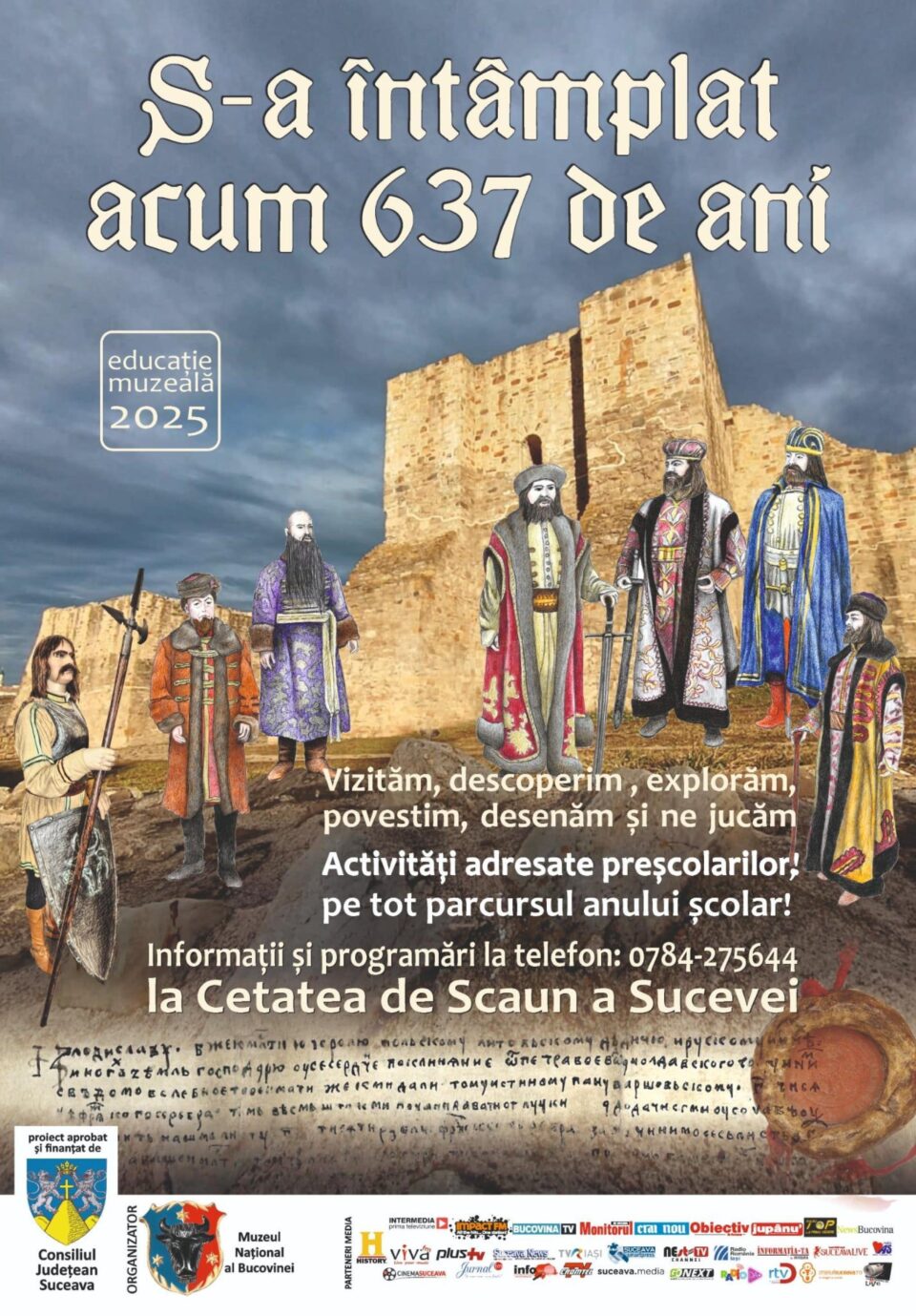 Activități de educație muzeală, la Cetatea de Scaun