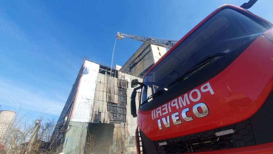 Incendiu la fosta societate Termica