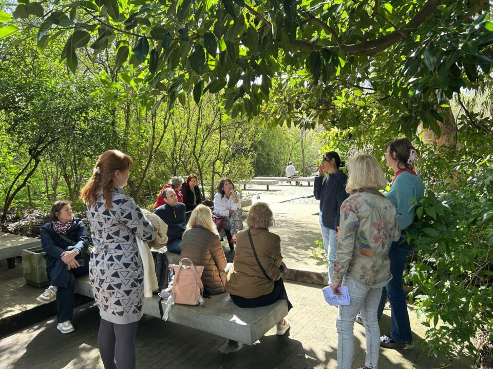 Profesorii de la Școala „Samson Bodnărescu” Gălănești, la cursul Erasmus+ „Wellbeing in Nature” din Lisabona