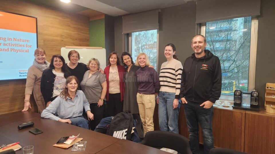 Profesorii de la Școala „Samson Bodnărescu” Gălănești, la cursul Erasmus+ „Wellbeing in Nature” din Lisabona