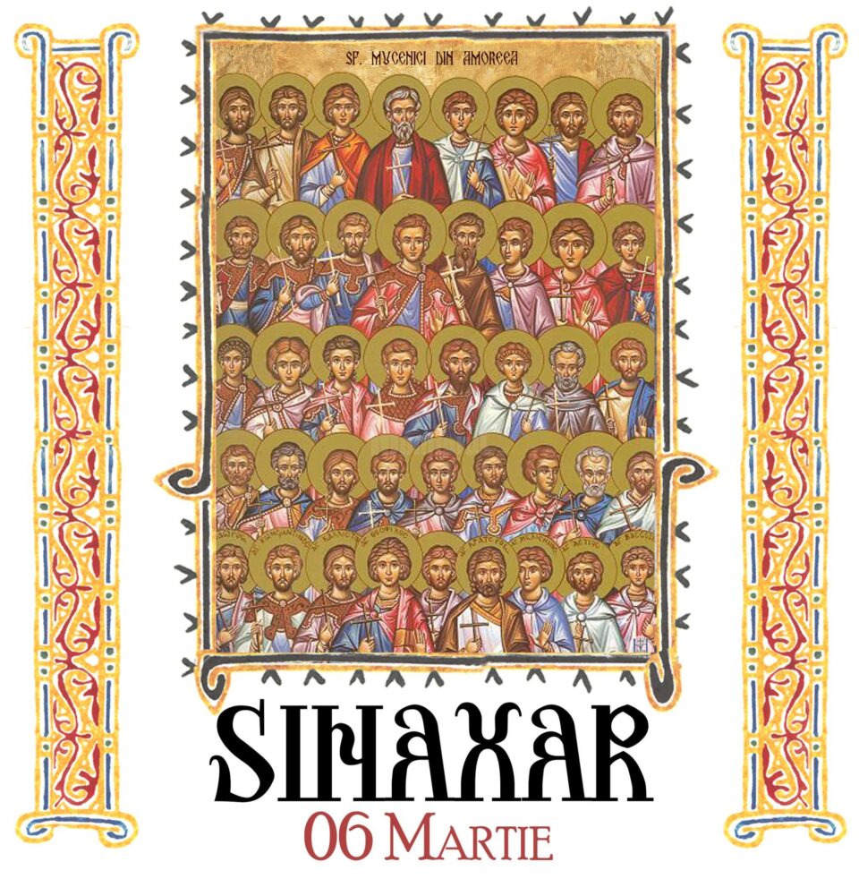 Sinaxar 6 martie 2025