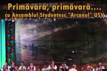 Ansamblul Studențesc „Arcanul”, în spectacolul „Primăvară, primăvară…”, la USV