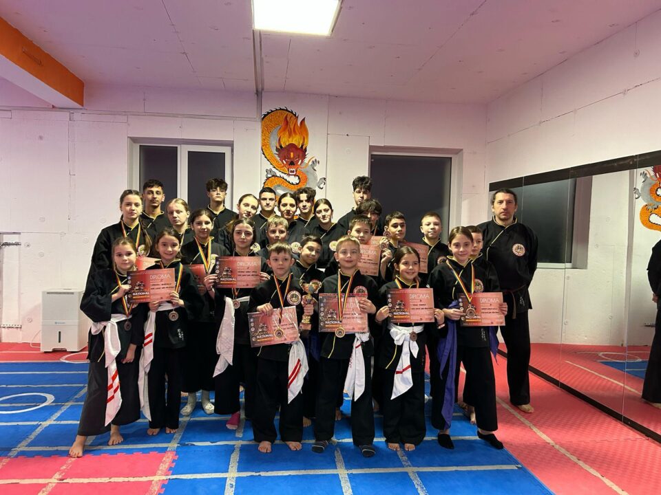 Clubul Kim Long Dao Fălticeni, performanță de excepție la Campionatul Național de Qwan Ki Do