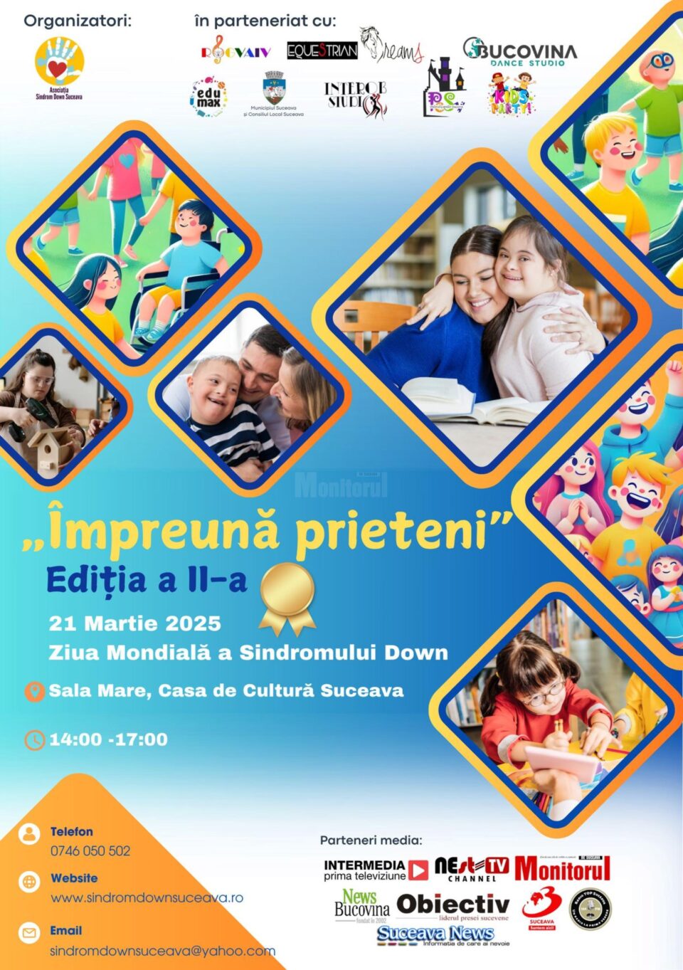 Evenimentul „Împreună prieteni!”, ediția a II-a, pe scena Casei de Cultură Suceava Evenimentul „Împreună prieteni!”, ediția a II-a, pe scena Casei de Cultură Suceava