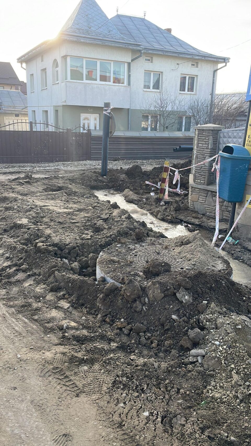 Țevi sparte în Sf. Ilie