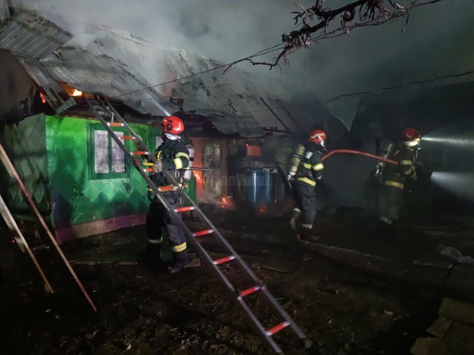 Incendiu la Hârtop
