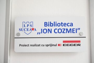 Bibliotecă modernizată cu o donație de 28.000 euro, la LPS Suceava