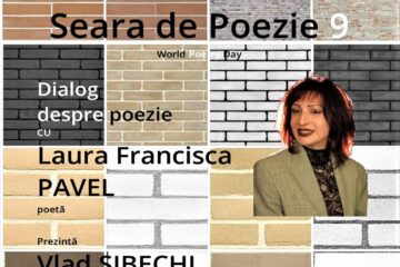 Dialog despre poezie cu poeta Laura Francisca Pavel, la Seara de Poezie de vineri, organizată de Casa de Poezie Light of ink