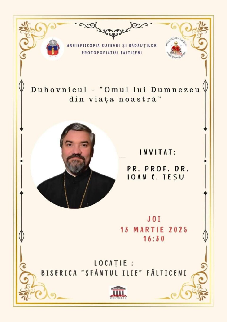 Întâlniri duhovnicești la Fălticeni, în Postul Mare