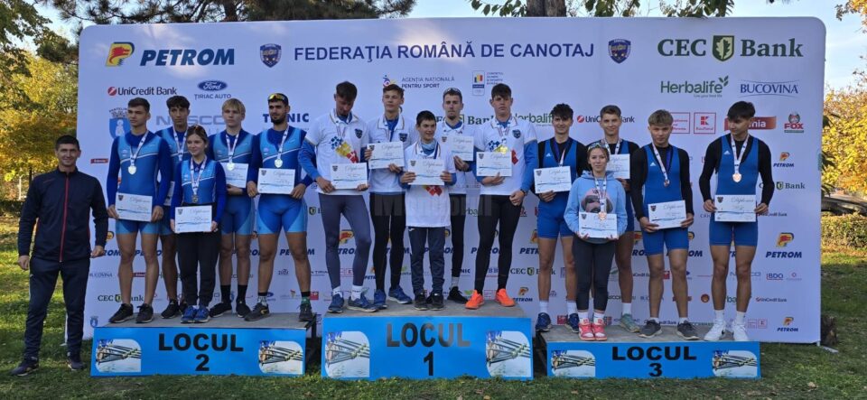 Canotorii de la CSM Suceava sunt abonați la podiumul de premiere