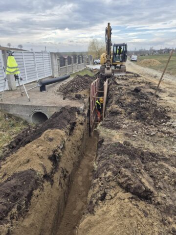 La Ipotești a demarat ambițiosul proiect de apă și canalizare cu fonduri europene