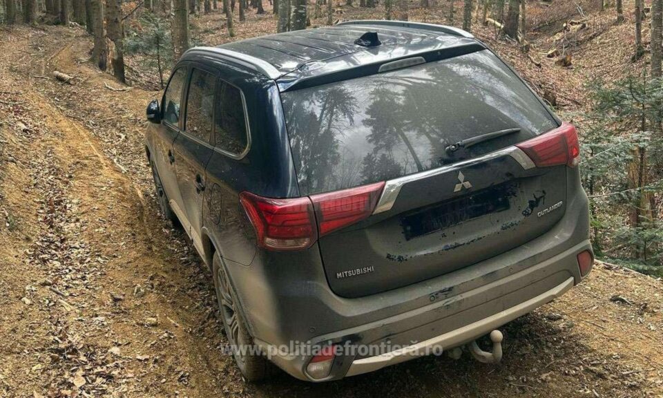 Autoturismul furat din Anglia și găsit la Putna