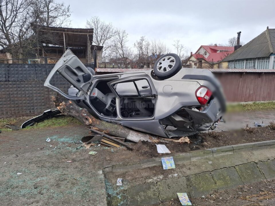 Accident la Drăgușeni
