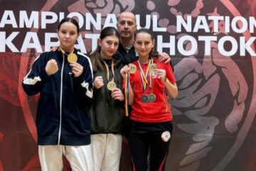 Rezultat de excepție pentru echipa de kata feminin juniori I la Campionatul Național de Shotokan