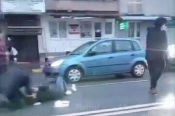 Femeie accidentată pe trecerea de pietoni de la Policlinică