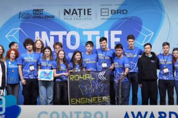 Echipa suceveană Royal Engineers, pe podium la Campionatul Național de Robotică FIRST Tech Challenge România